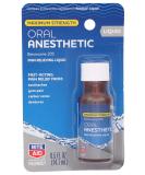 Rite Aid Maximum Strength Liquid Anesthetic Oral Pain Relief - .5 fl oz Benzocaine 20% | Pain Relief for Adults | Canker Sore and Tooth Pain Relief | Mouth Sores Treatment - Buy Online on GoSupps.com