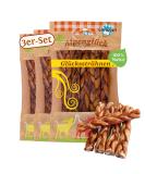 Carnello Kausstangen dog grain free - alpine luck happiness streak - dog treats dogs chewing articles - Hundeleckerli grain -free - recoverable bag (3 x 5 pieces) - Buy Online on GoSupps.com