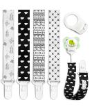 Putska 4 Pack Pacifier Clip Set for Boys and Girls - Unisex Teething Pacifier Holder with MAM Attachment - Buy Online on GoSupps.com