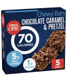 Fiber One 70 Calorie Chewy Snack Bars, Chocolate Caramel and Pretzel, 5 ct Chocolate Caramel 5 Count (Pack of 1) - Buy Online on GoSupps.com