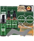 Beard Growth and Grooming Kit with Beard Oil and Balm - Christmas Gifts for Men - Orange Beard Kit with Wash, Comb, and Brush - Buy Online on GoSupps.com