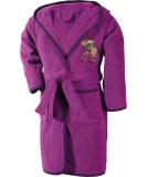 Erwin M ller Children's Bathrobe with hood frottier fuchsia size 122/128-soft skin-friendly with bags and binding belt embroidery horse (other sizes) 122-128 Fuchsia - Buy Online on GoSupps.com