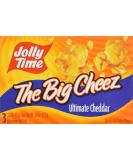 Jolly Time Big Cheez Cheddar Cheese Microwave Popcorn - 3-count Boxes (Pack of 3) - 9 Pack, 3.2 oz - Cheddar-Cheese Flavor - Buy Online on GoSupps.com