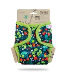 Petit Lulu Size 2 Powy Overpants (5-16 kg) | Washable Waterproof Baby Diaper Pants | Pint Buttons | One Size Fleet Diapers | Made in EU (Wild Strawberries) - Buy Online on GoSupps.com