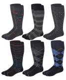 Dr. Motion Men 6-Pack Compression Knee High Socks - Assorted Designs - Buy Online on GoSupps.com