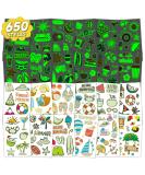 EMOME 650+ Glow Hawaiian Luau Temporary Tattoos for Kids - 56 Sheets | Summer Party Supplies & Decorations - Buy Online on GoSupps.com