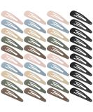 XCZYN 40 Pcs Snap Hair Clips Matte Finish Colorful Color Anti-slip Snap Clip Hair Accessories Metal Barrettes for Women Little Girls Lady Hair Styling (40 Pieces Light Colour) 1 count (Pack of 40) Light Color - Buy Online on GoSupps.com