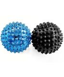 2x DBT Skills Hedgehog Ball | Magnetic Acupressure Stress Relief & Massage Ball | Enhance Mobility & Concentration (Blue/Black - 32mm) - International Shipping Available - Buy Online on GoSupps.com