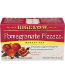 Bigelow Pomegranate Pizzazz Herb Tea - 20 Bags | Refreshing & Fruity Blend - Buy Online on GoSupps.com