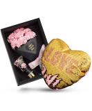 Luxury Bath and Body Gift Baskets for Women | Spa Gift Set with Essential Oils Floral Soaps Hand Lotion & Heart Pillow - Perfect International Gifts - Buy Online on GoSupps.com