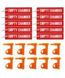 Ficero Chamber Safety Flag for Rifle Handguns Shotgun Pistol, 10 Chamber Safety Flags with 10 Bright Red Tags, Universal Compatibility - Buy Online on GoSupps.com