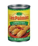Las Palmas Medium Green Chile Enchilada Sauce 10oz (Pack of 24) - Authentic Mexican Flavor - Buy Online on GoSupps.com