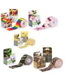Tmax Waterproof Kinesiology Tape - Athletic Sports Tape for Muscle Support Pain Relief & Physiotherapy | Pack of 5 (5m x 5cm - Buy Online on GoSupps.com