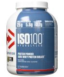 Dymatize ISO 100 Strawberry 2.2kg - Premium Whey Protein Hydrolysate & Isolate for Optimal Muscle Recovery | International Shipping Available - Buy Online on GoSupps.com