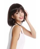 WIG ME UP YZF-4362-4/8 - Dark Brown Mix Long Bob Wig with Bangs | Ladies' Short Straight Wig for Stylish Looks - International Shipping Available - Buy Online on GoSupps.com