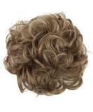 CAISHA by PRETTYSHOP Dark Blonde Messy Scrunchie Bun Hairpiece | Heat-Resistant Synthetic Fibres - Buy Online on GoSupps.com