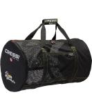 Cressi Strong Foldable Mesh Duffle Bag for Scuba Diving & Snorkeling Equipment - Crete | Black/Yellow | Italy Design - Buy Online on GoSupps.com