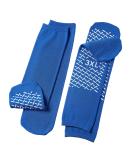 Bariatric Non Skid Slipper Socks (3pk) Size 3X Large Blue - Pack of 3 - Buy Online on GoSupps.com