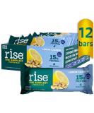 Rise Bar THE SIMPLEST PROTEIN BAR Lemon Cashew 12 Bars 2.1 oz (60 g) Each - Buy Online on GoSupps.com