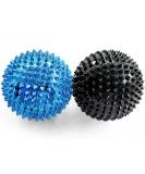 2x DBT Skills Hedgehog Ball - Magnetic Acupressure Stress Relief & Massage | Improve Mobility & Concentration | Blue/Black 47mm - Buy Online on GoSupps.com