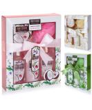 BRUBAKER 5-Piece Bath and Shower Set - Coconut & Strawberry Fragrance Gift Set - International Shipping Available - Buy Online on GoSupps.com
