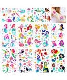 Konsait Mermaid Tattoos for Kids - 188+ Cute Temporary Body Stickers for Girls & Boys | Children Birthday Party Favors & Goodie Bag Fillers - Buy Online on GoSupps.com