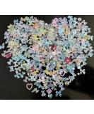 Nail Art Decoration - 400 Pcs 3D Charms & Stones for DIY Nails | Heart Bear Butterfly & Bow Jewelry for Girls & Women - Buy Online on GoSupps.com