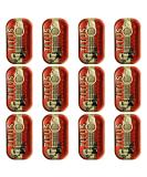 Univer TITUS Meaty Sardines in Soybean Oil - Pack of 12 | Source of Omega-3 Fatty Acids - Buy Online on GoSupps.com