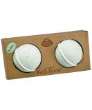 Fabulous Frannie De-Stress Bath Bomb Set - 2.5oz (Pack of 2) with Essential Oils, Mineral Salts, Coconut Oil & Witch Hazel - Moisturizing Fizzies for Skin - Buy Online on GoSupps.com