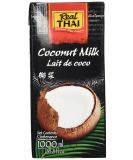 Real Thai Coconut Milk Tetra Pak - Pack of 2 (2 x 1L) - Authentic Thai Cooking Ingredient - Buy Online Internationally - Buy Online on GoSupps.com