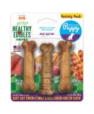 Nylabone Healthy Edibles Puppy Natural Long Lasting Dog Chew Treats l Turkey & Sweet Potato Flavor l All Natural Puppy Chew Treats l Made in USA Variety 1 Count (Pack of 3) - Buy Online on GoSupps.com