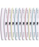 Limas Para U as Acr licas Profesional - 3R Factory Nail Files & Buffers 100/180, Ergonomic Design, 10pcs Pack - Buy Online on GoSupps.com