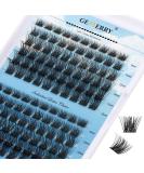 Cluster Eyelash Extensions 120pcs Cluster Lashes Individual Lashes D Curl 0.07mm 8-16mm Mix Ribbon Lashes Wide Stem Natural Lashes DIY Lash Extensions GEMERRY Lashes(C09-D-0.07-8-16mm) 8-16 mix C09 - Buy Online on GoSupps.com