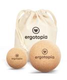 Echotopia fascia ball made of antibacterial & durable cork environmentally friendly massage ball for the targeted self -massage of trigger points & tension - Buy Online on GoSupps.com