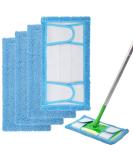 Reusable Pads for Swiffer Wet/Dry Applicable, 12.5'' Microfiber Mop Refill Pad Washable for Hard Floor Baseboard Cleaning, Compatible with Swiffer Sweeper, 4 Pack - Buy Online on GoSupps.com
