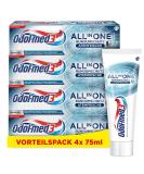 Odol-med3 All in One all-round protection breath-freshening toothpaste 4x75ml - for a clean and extra fresh feeling in the mouth. - Buy Online on GoSupps.com
