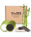 Tistak Slimming Pads 10 Set | Washable Bamboo Fiber Cotton Pads with Towel & Laundry Bag - Eco-Friendly Reusable for Women - Buy Online on GoSupps.com