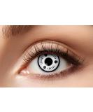 Eyecatcher 84065141-712 Colored Contact Lenses 12 Month Wear White & Black Perfect for Carnival Mardi Gras & Halloween - International Shipping Available - Buy Online on GoSupps.com