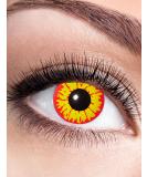 Colored Contact Lenses - Eyecatcher 84063141-615 Red & Black 12-Month Wear Perfect for Carnival Mardi Gras & Halloween - Buy Online on GoSupps.com