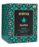 Mina Organic Moroccan Nana Mint Herbal Tea, Caffeine Free, Soothing Herbal Tea - 15 Biodegradable Sachets - Buy Online on GoSupps.com
