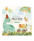 Bright Day Baby's First Year Calendar - Dinosaur Theme Milestone Tracker for Baby Boy or Girl - Capture Precious Moments and Memories - Buy Online on GoSupps.com