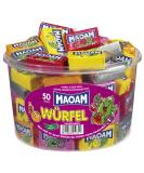 Maoam Round Tin 1er - 5 Flavor Variety 1 Pack (1.1 kg) | International Shipping Available - Buy Online on GoSupps.com