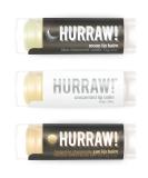 Hurraw! Moon Night Treatment Unscented Lip Balms 3 Pack Bundle SPF15 - Organic Vegan Gluten Free - Made in USA - Buy Online on GoSupps.com
