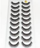 HBZGTLAD 10 Pairs Fluffy Faux Mink Strip False Eyelashes - Natural 3D Lashes Pack for Makeup Beauty Tools (3D103) - Buy Online on GoSupps.com