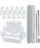 Gel Nail Polish Removal Kit with Clips, Wipes, Files, Buffer, Brush, Pusher & Peeler - Buy Online on GoSupps.com