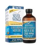 Natural Path Silver Wings Colloidal Silver 250ppm 8 Fl. Oz. - Immune Support Supplement - Buy Online on GoSupps.com