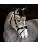 Harry Hall Cottage Craft Flash Bridle | Anatomical Horse Bridles | Flash Noseband For Pony Cob Full Extra Full | Leather Tack Full Black - Buy Online on GoSupps.com