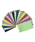 ColorYourLife 20-Pack Microfiber Cleaning Cloths for Smart Phones, Laptops, Tablets, Cameras & More - Buy Online on GoSupps.com