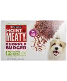 Purina Moist & Meaty Chopped Burger Dog Food - 12 Pouches, 6 oz each - Buy Online on GoSupps.com