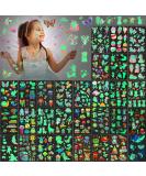 Sinmoe 400 Pieces Glow Temporary Tattoos for Kids Waterproof Luminous Tattoo Sticker Glow Mixed Style Cartoon Tattoo, Unicorn Dinosaur Mermaid Animal Fake Tattoo Stickers Party Supplies, 30 Sheets Luminous Style - Buy Online on GoSupps.com